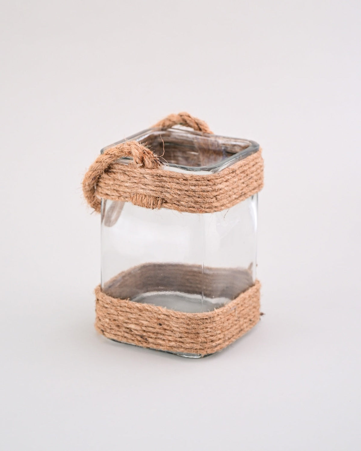 'Boho Chic Macramé' Macrame Glass Vase - Small