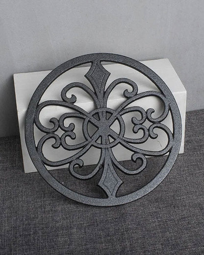 'Fleur De Lis' Cast Iron Trivet