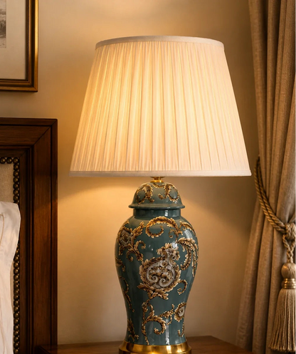Acanthus Leaf Motif Table Lamp